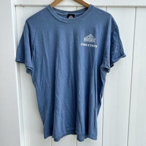 Rock And Roll Hall Of Fame Shirt Mens Large Blue White Inductees Music Adults L